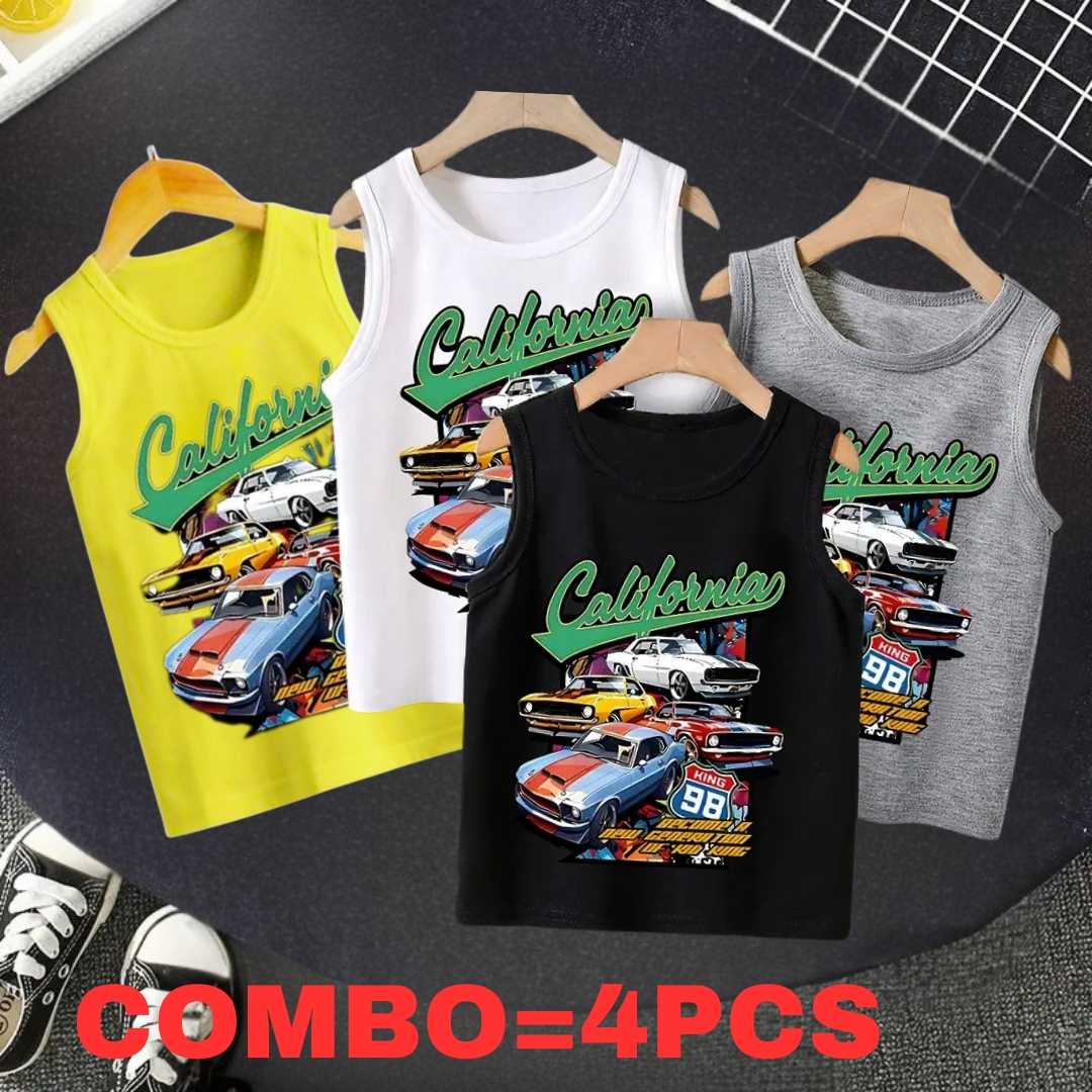 _76_frd_1750190956 Baby Boys Summer Cotton Sleeveless Tank Top 4 Pcs Combo - Image 1